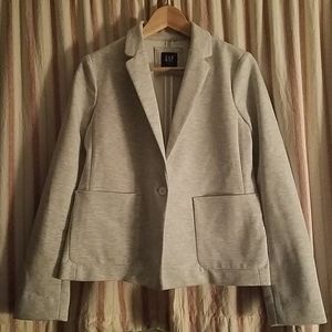 Gray Knit Blazer